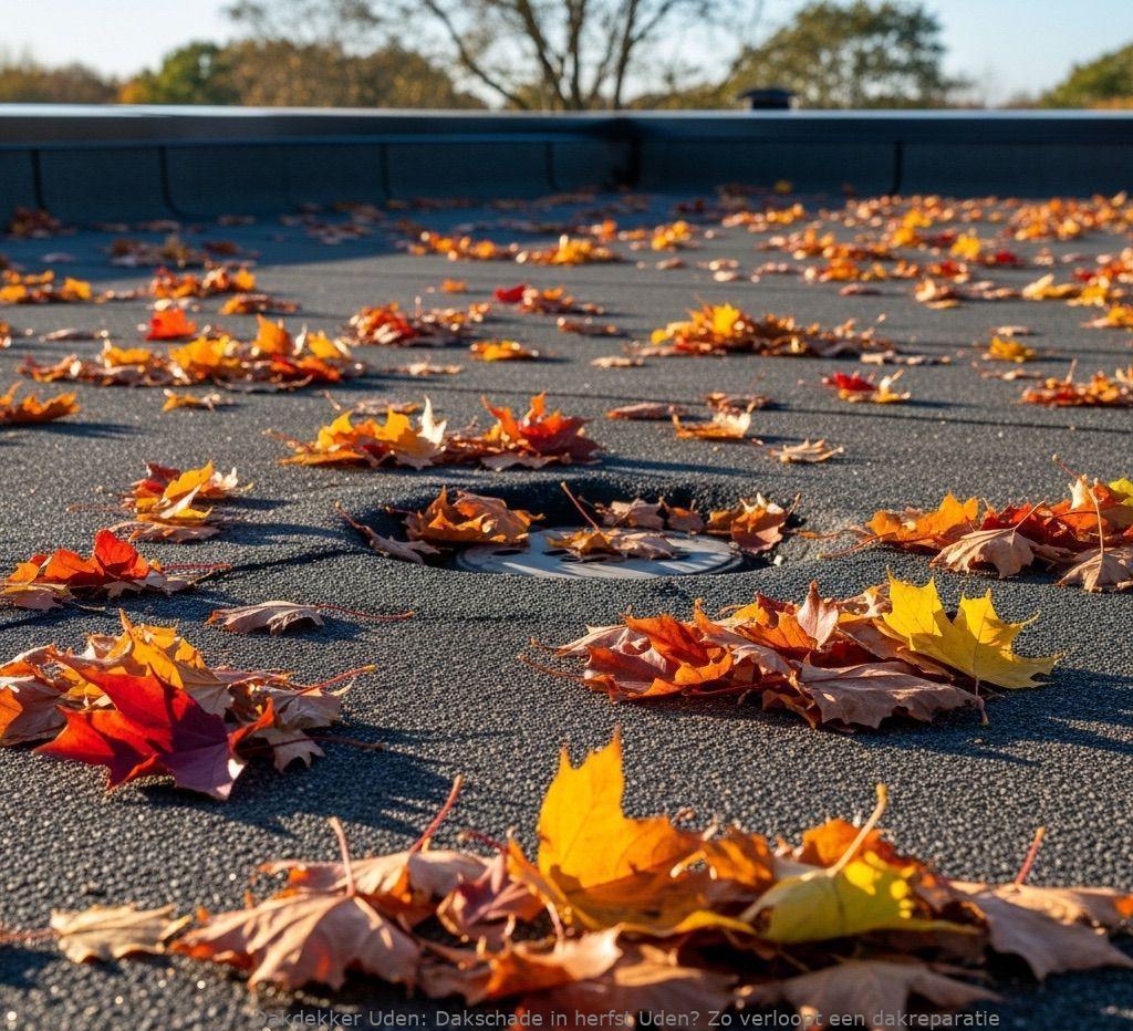 Dakschade In Herfst Uden
